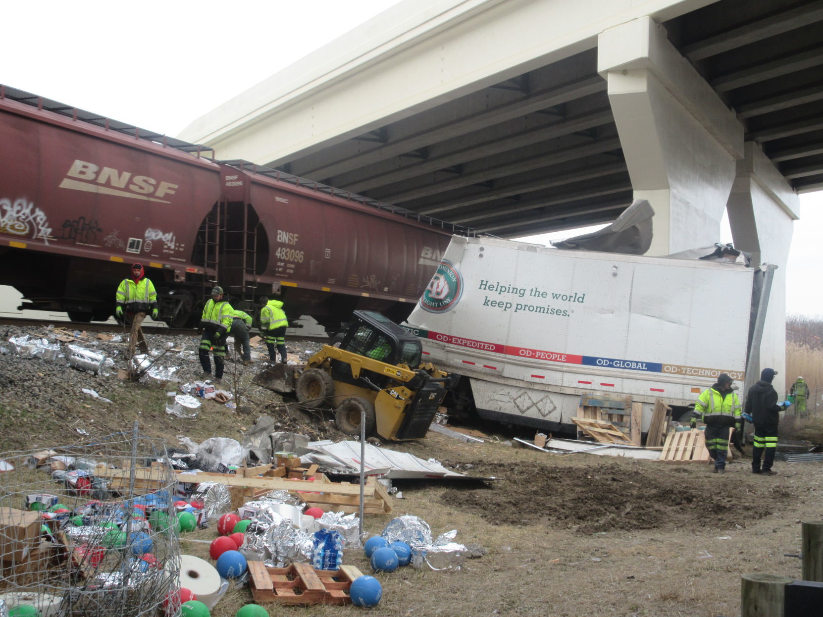 Semi crash